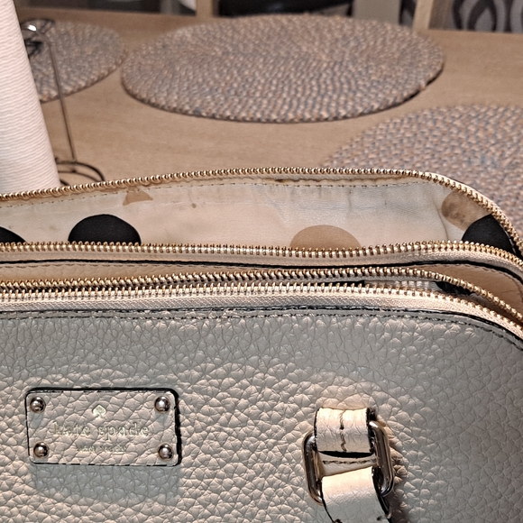 Kate Spade Grove Court Lainey Pebble Leather 3 compartment Satchel - Picture 6 of 11